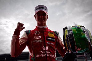 Mick Schumacher, hijo del recordado campeón de la Fórmula Uno, Michael Schumacher.