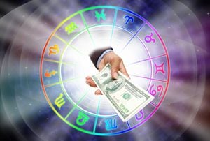 background of astrology and fortune concept.