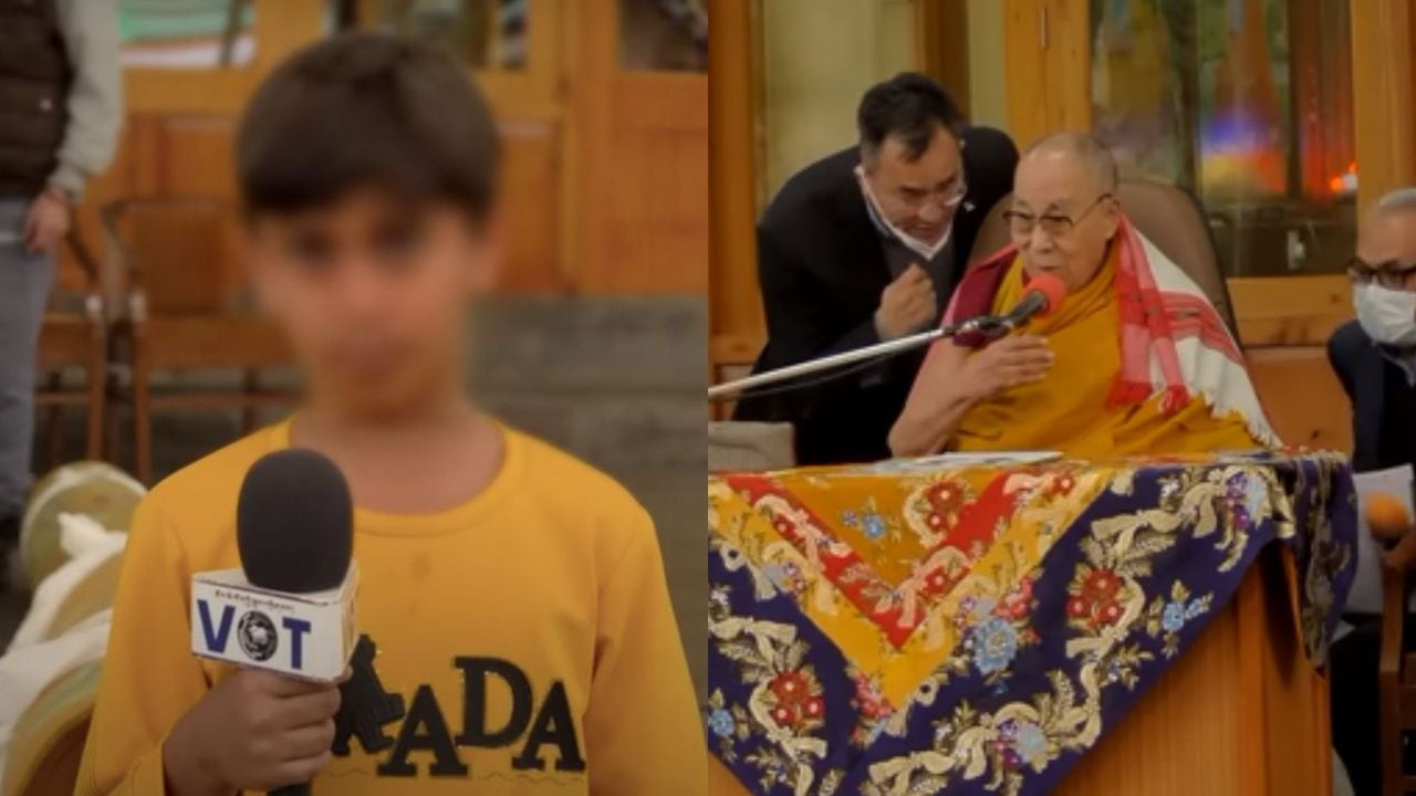 El niño al que el Dalái Lama le pidió chupar su lengua habló sobre cómo se sintió
