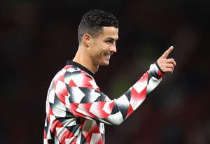 Cristiano Ronaldo, jugador del Manchester United.