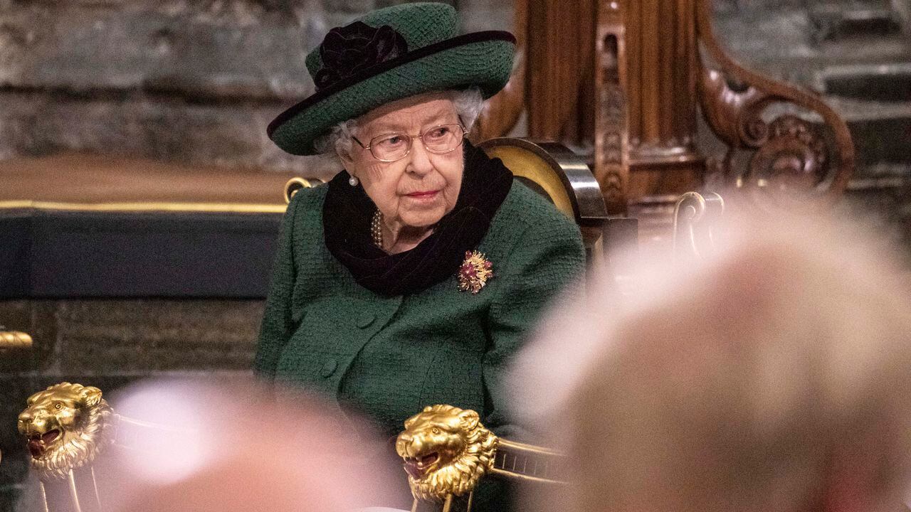 La Reina Isabel II en Westminster para el homenaje a su difunto esposo, el duque de Edimburgo, este 29 de marzo de 2022.(Photo Richard Pohle - WPA Pool/Getty Images)