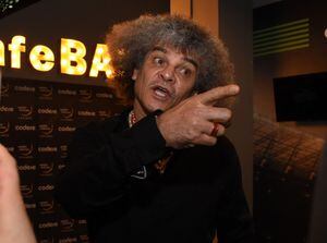 Carlos ´el pibe´ Valderrama en el Casino Mundo Fortuna - Codere en Gran Plaza El Ensueño opinó sobre el nivel de Teófilo Gutiérrez.