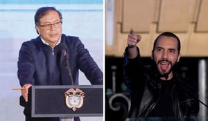 Gustavo Petro y Nayib Bukele