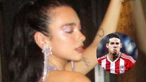 Dua Lipa y James Rodriguez