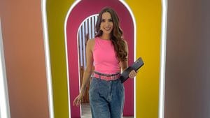 Violeta Bergonzi, presentadora de "Buen día, Colombia".