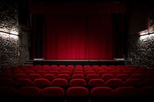 Sala de cine. (Photo by LOIC VENANCE / AFP)