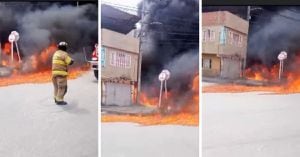 Incendio en Ciudad Bolívar, captura de pantalla videos