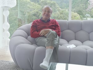 Rodolfo Hernández en su apartamento de Bogotá.