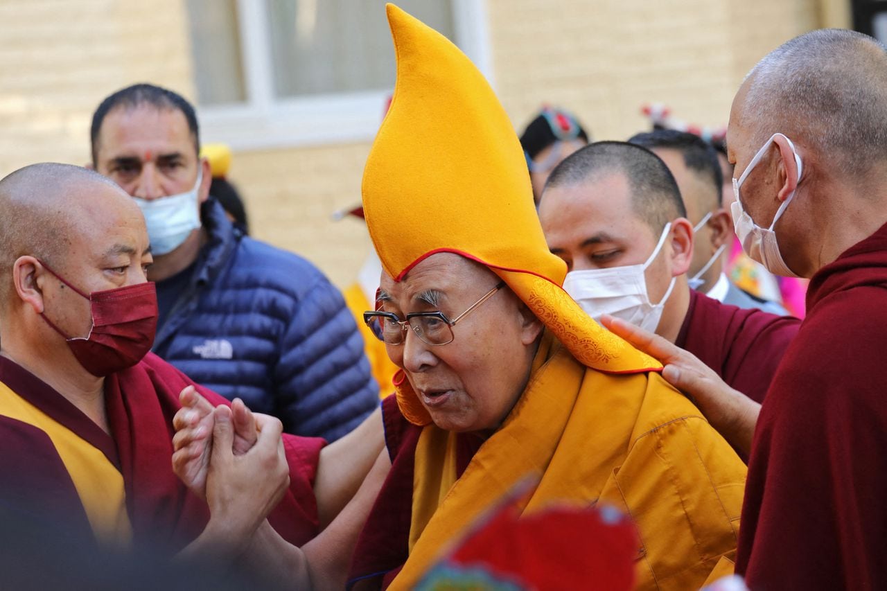 El cargo lo ostenta Tenzin Gyatso y a su edad de 86 años ha afirmado que está “decidido a vivir al menos 110 años”.(Photo by AFP)