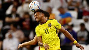 Soccer Football - FIFA World Cup Qatar 2022 - Group A - Qatar v Ecuador - Al Bayt Stadium, Al Khor, Qatar - November 20, 2022
Ecuador's Michael Estrada in action REUTERS/Kai Pfaffenbach