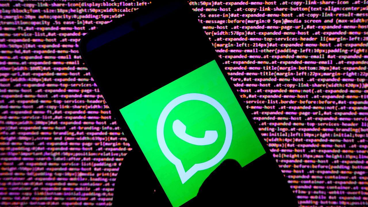WhatsApp In this photo illustration a Whatsapp logo seen displayed on an android smartphone. (Photo Illustration by Avishek Das/SOPA Images/LightRocket via Getty Images)