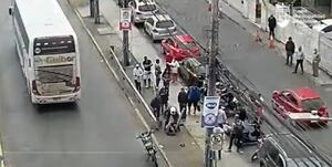 Ladrones arrollados en Chile