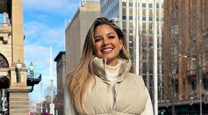 La periodista y comentarista deportiva, Melissa Martínez.
