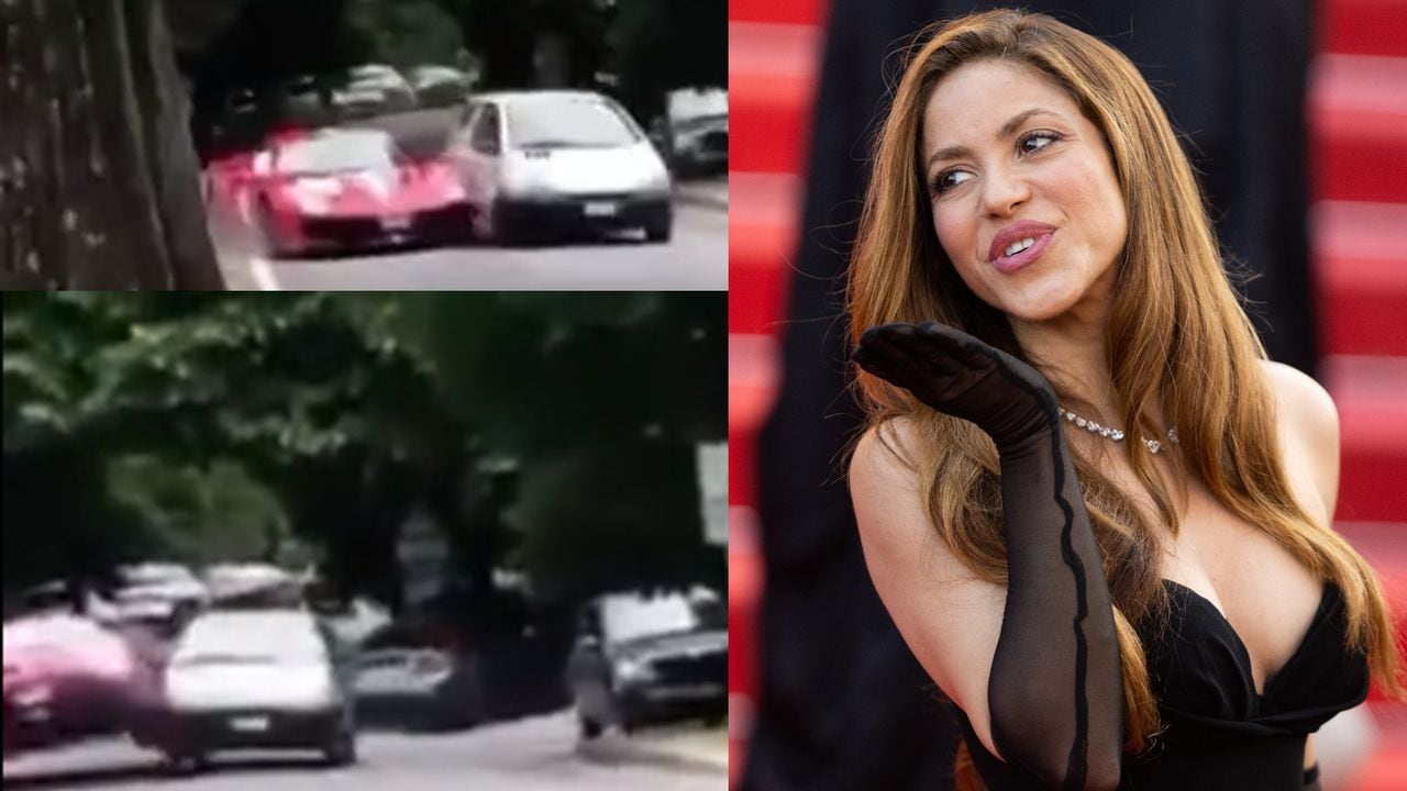 Los internautas desempolvaron un viejo video en el que un Twingo choca a un Ferrari, a propósito de la nueva canción de la barranquillera.