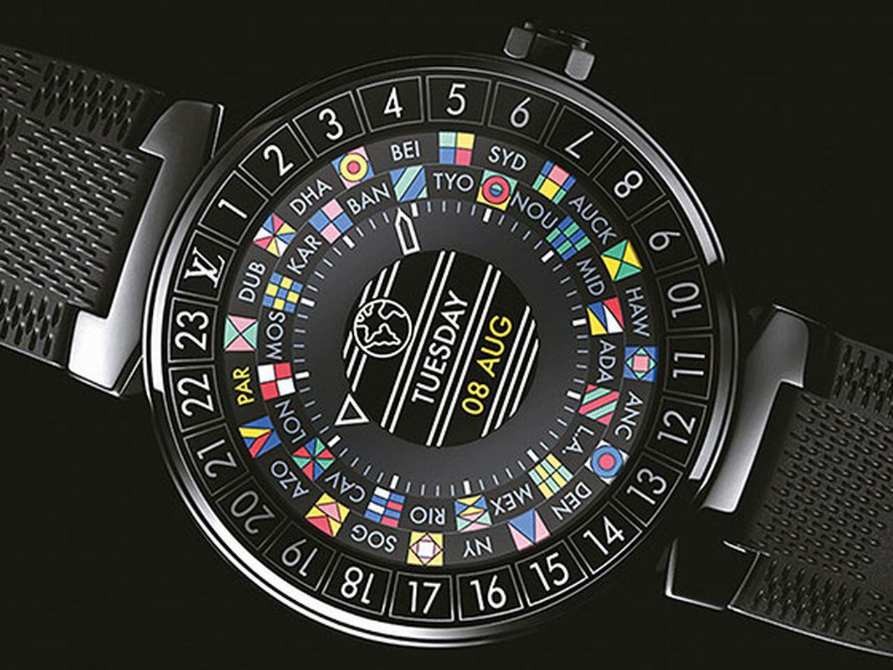 Cómo es el lujoso reloj inteligente de Louis Vuitton - Infobae