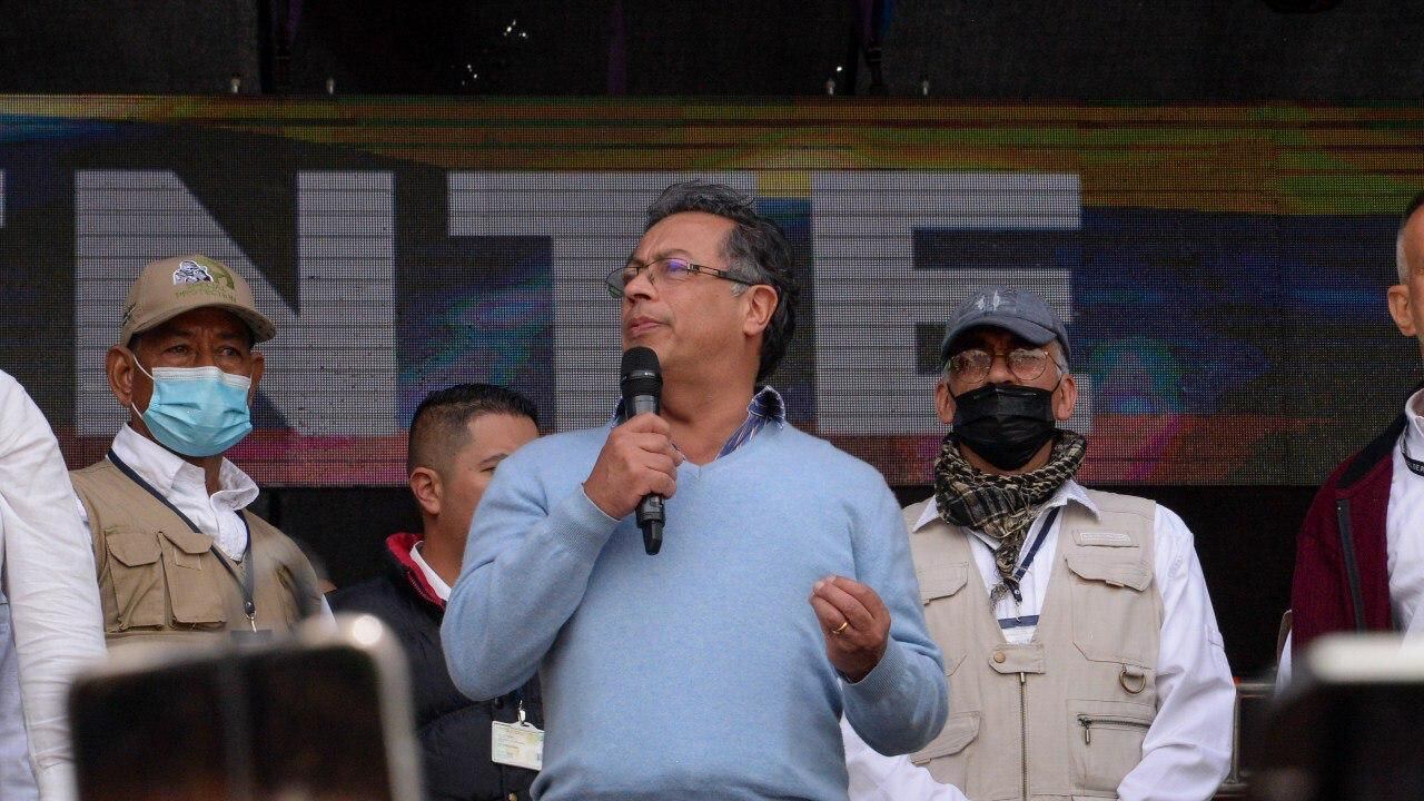 Candidato presidencial Gustavo Petro.