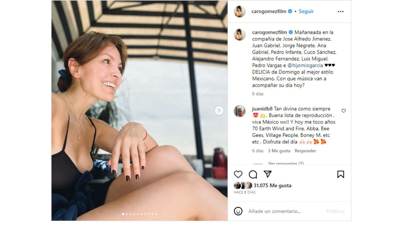 "Sudorosa y bronceada": Carolina Gómez mostró su cuerpazo en microbikini