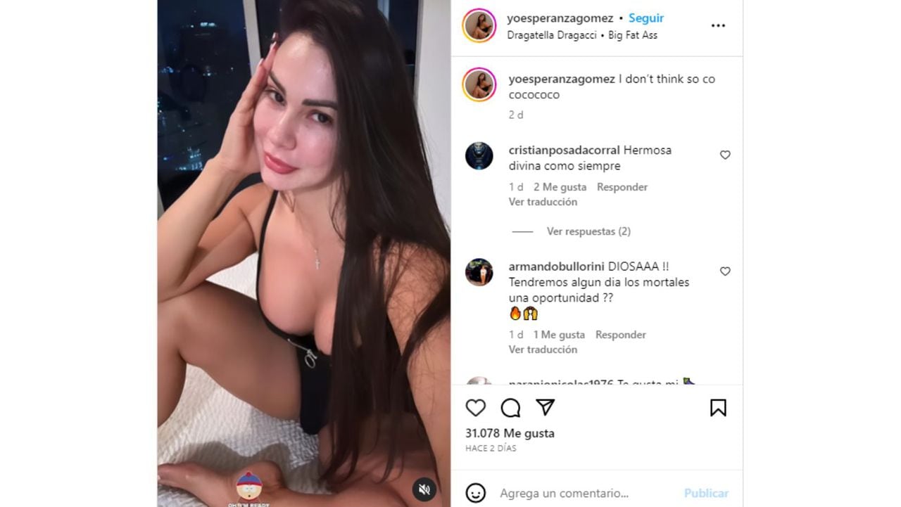 Esperanza Gómez deja con la boca abierta a sus seguidores de Instagram por nueva publicación
