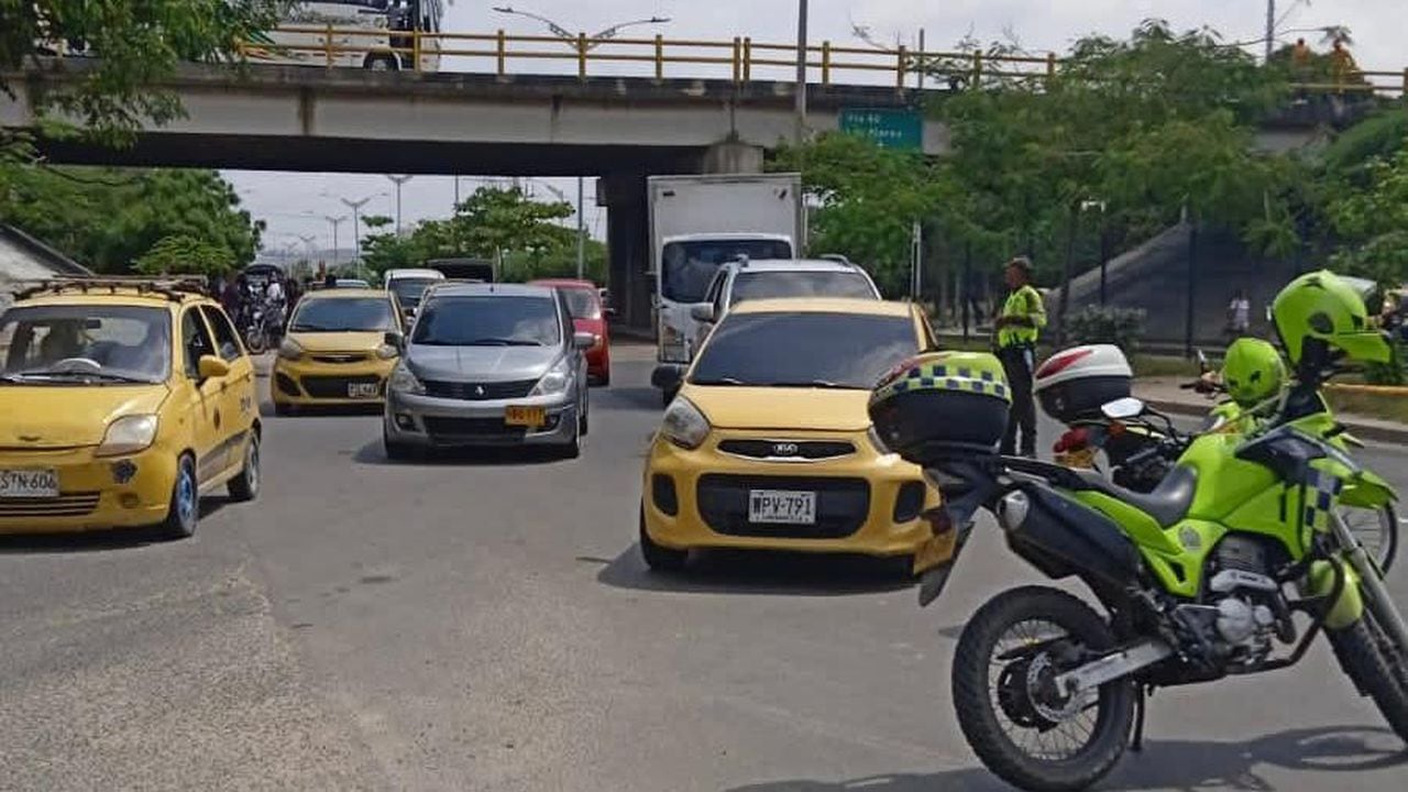 El Área Metropolitana de Barranquilla confirmó que por tercer día consecutivo se autoriza el tránsito de taxis bajo la modalidad de colectivos.