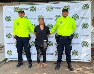Luz Enith Orozco Troya, detenida en Valledupar como presunta responsable del hurto a la casa del cantante Silvestre Dangond