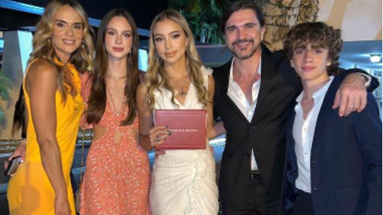 Juanes y su familia