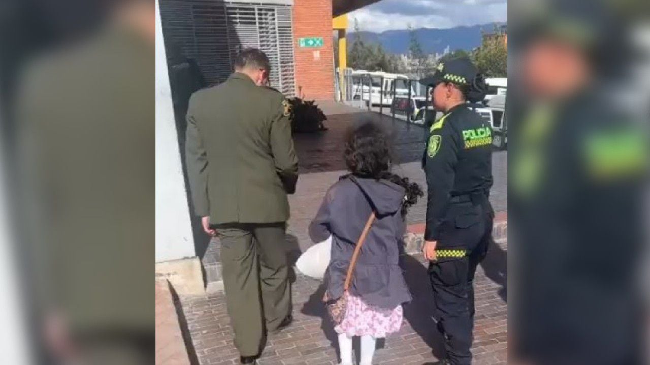 Eva Luna España ya se encuentra con uniformados de la Policía