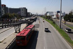 Bogota transmilenio, día sin carro, bicicletas, autopista