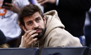 Basketball - NBA Paris Game 2023 - Detroit Pistons v Chicago Bulls - Accor Arena, Paris, France - January 19, 2023 Former footballer Gerard Pique during the match REUTERS/Gonzalo Fuentes