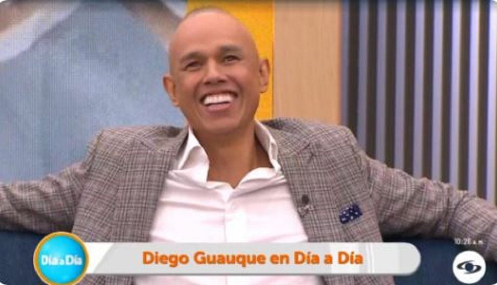 Diego Guauque estuvo como invitado en 'Día a día'