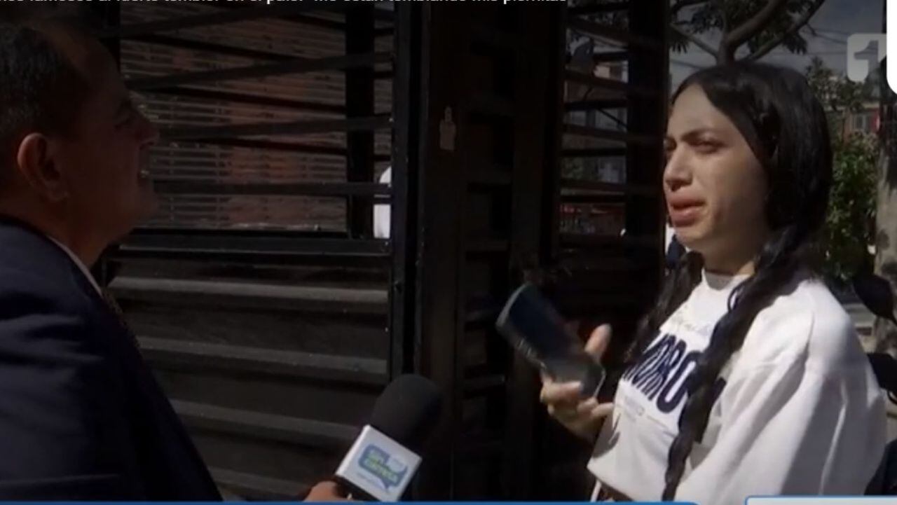Amiga de mujer que se lanzó de un edificio por temblor sucedido en Bogotá
Captura de pantalla página web Noticias 1