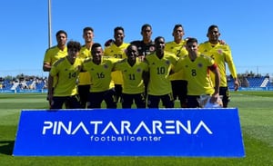 Selección Colombia Sub 20 en su preparación de cara al Mundial de Indonesia.