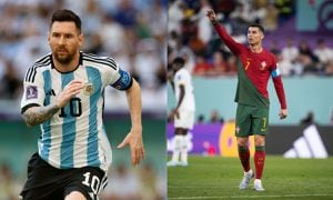 Messi y Cristiano van por la bota de oro del Mundial.