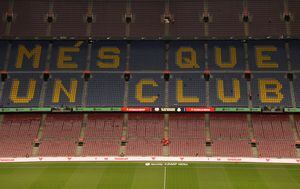 Tribuna oriental del Camp Nou de Barcelona