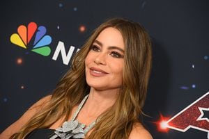 PASADENA, CALIFORNIA - SEPTEMBER 12: Sofia Vergara attends the red carpet for the "America's Got Talent" Season 18 live show at Hotel Dena on September 12, 2023 in Pasadena, California. (Photo by Michael Tullberg/Getty Images)
