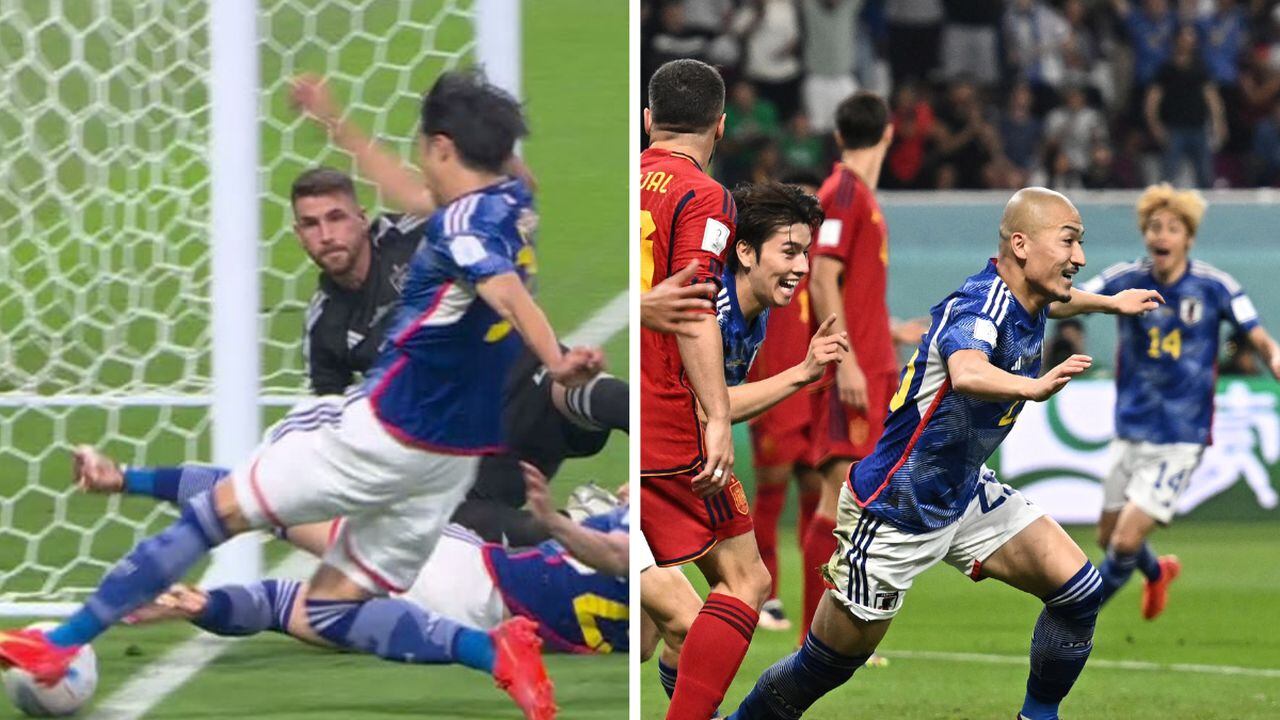 Gol Japón vs España
