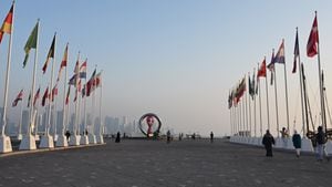Banderas países clasificados al Mundial Qatar 2022.