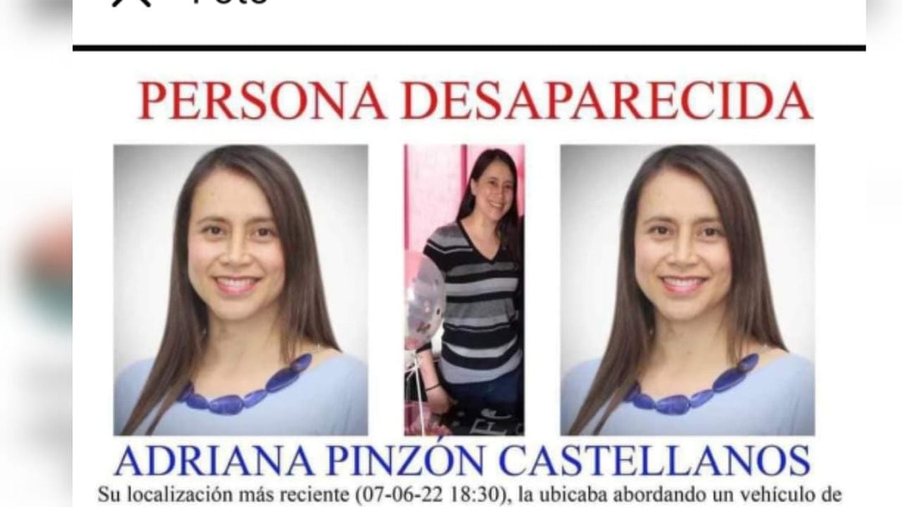 Desaparición Adriana Pinzón.