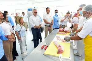 La Gobernadora del Atlántico y el presidente de la República, Iván Duque, visitaron el Nodo Sena en Atlántico.