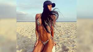 Michele Umezu, fisicoculturista y madre de uno de los hijos de Ronaldo 'O Fenómeno'.