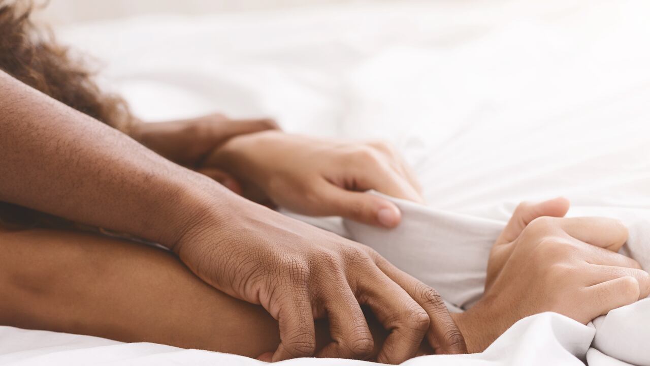 Pareja durante una relación sexual