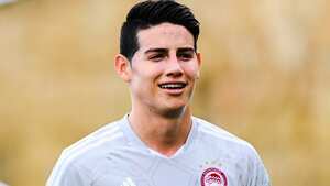 James solo jugó 1 partido de la pretemporada con Olympiacos