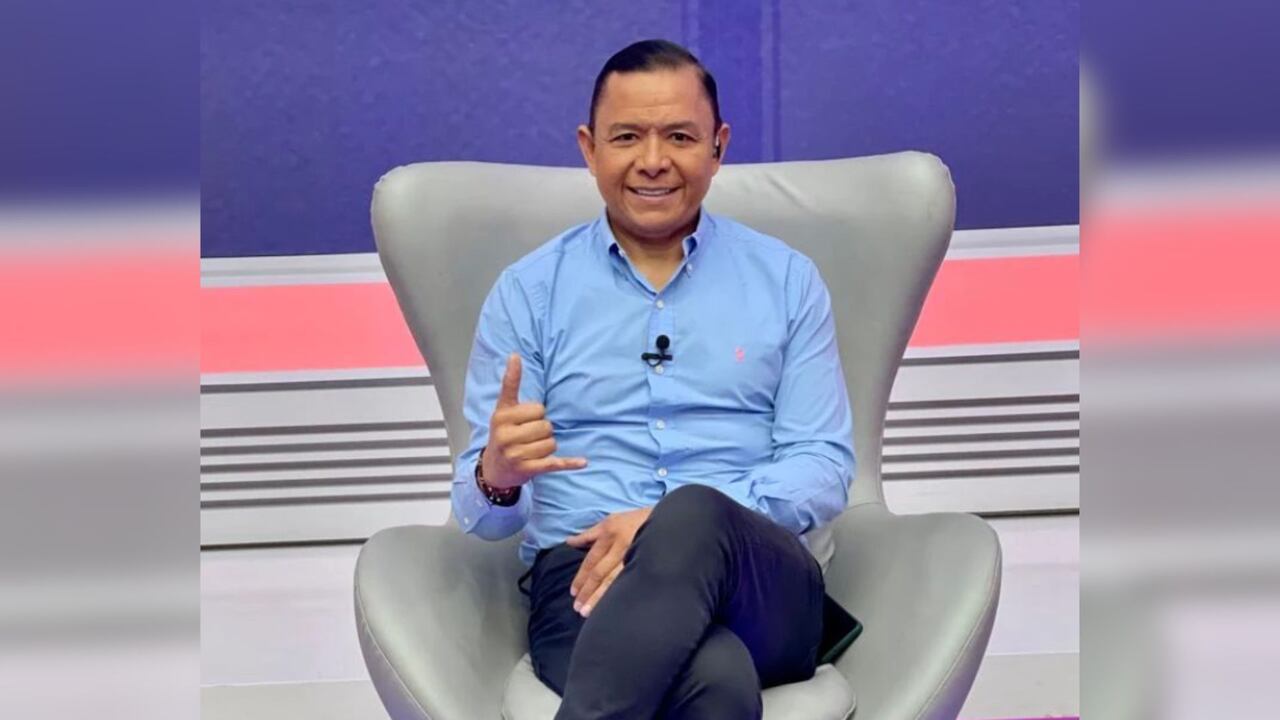 Iván René Valenciano, exfutbolista colombiano y ahora comentarista deportivo.