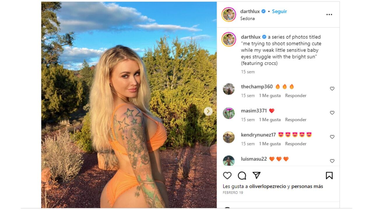 Ella es la sensual modelo a la que en la escuela le hacían bullyng y ahora factura en OnlyFans