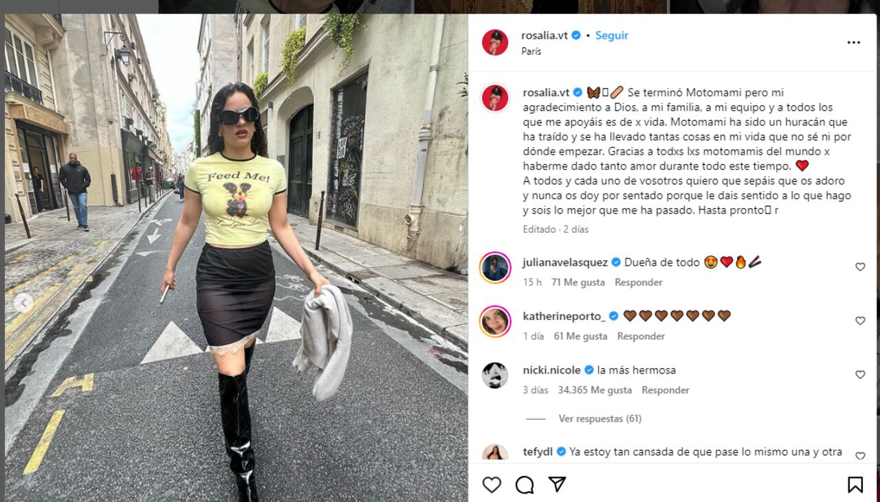 Foto: Instagram @rosalia.vt