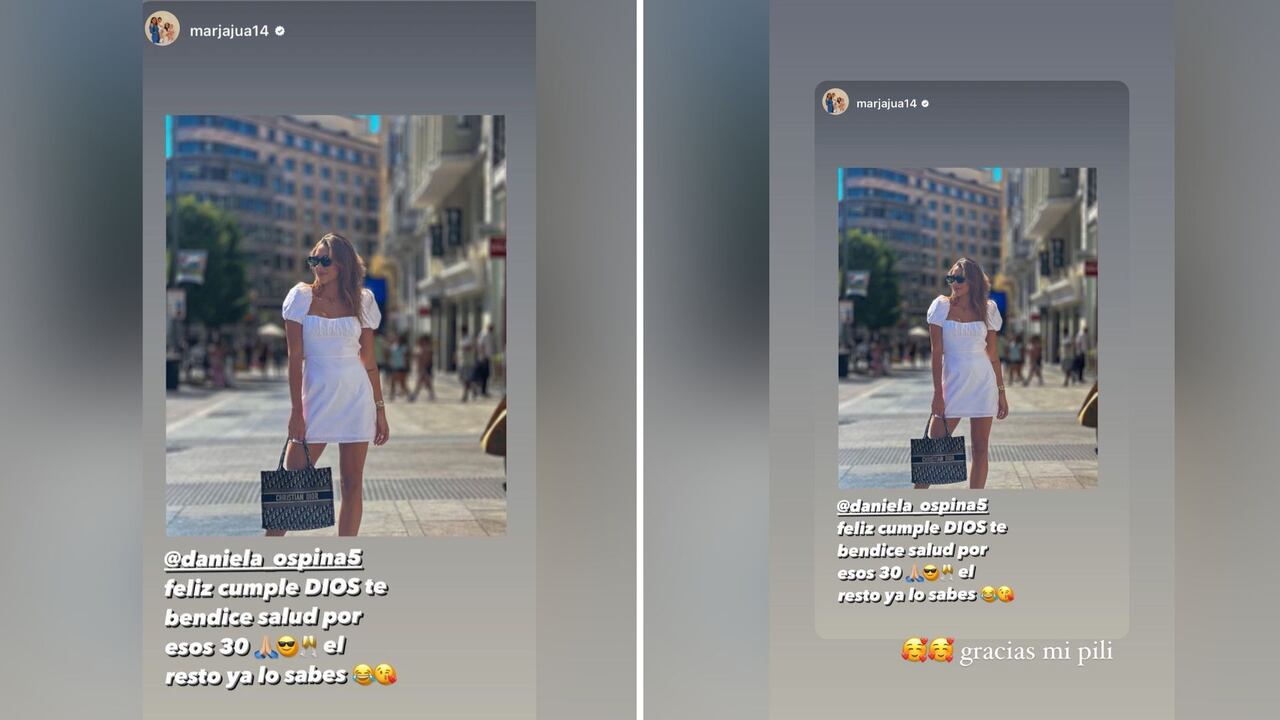 Mensajes entre Pilar Rubio, mamá de James Rodríguez, y Daniela Ospina.