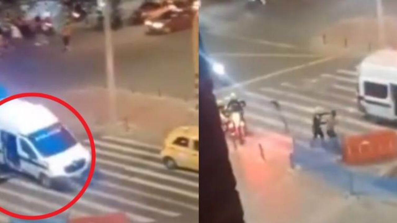 Ladrón sale volando