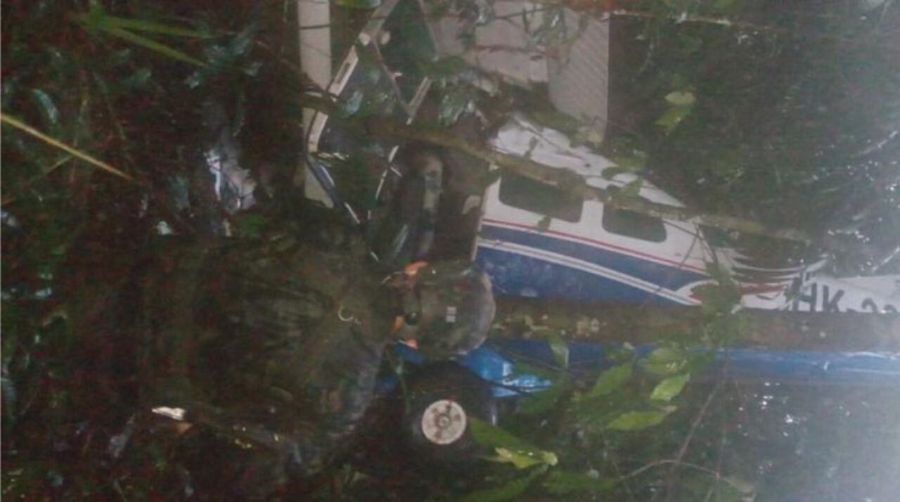 Avioneta siniestrada en Guaviare.