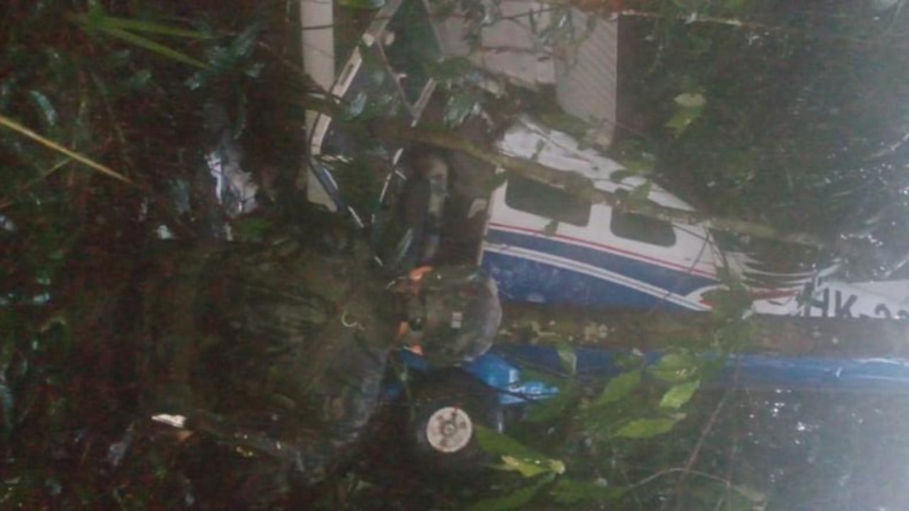 Avioneta siniestrada en Guaviare.
