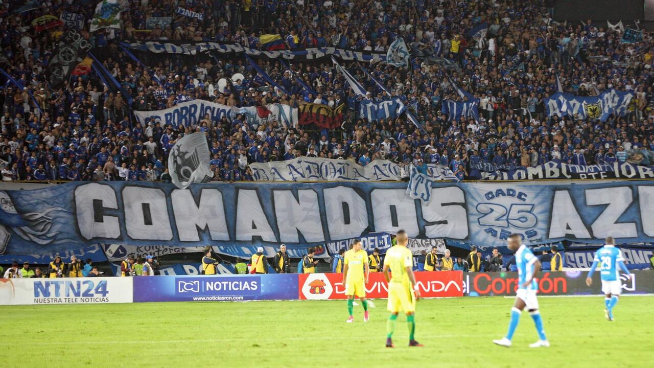 Vista general de la barra Comandos Azules en el año 2017