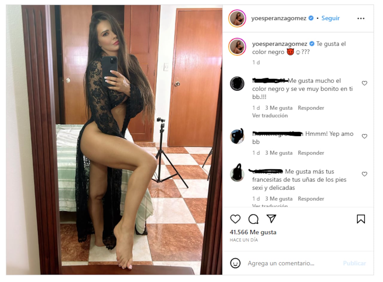 Foto: Instagram @yoesperanzagomez